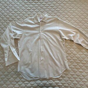 3 Men's Culwell & Son Custom Dress Shirts Long Sleeve French Cuff Size 16 x 34